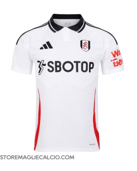 Fulham Maglia Gara Casa Repliche 2024-25 Maniche Corte Fulham Maglia Gara Casa Repliche 2024-25 Maniche Corte